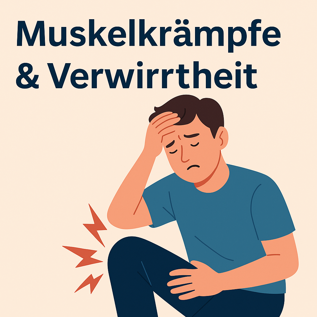 Muskelkrämpfe, Verwirrtheit - MB GmbH Muskelkrampfe & Verwirrtheit